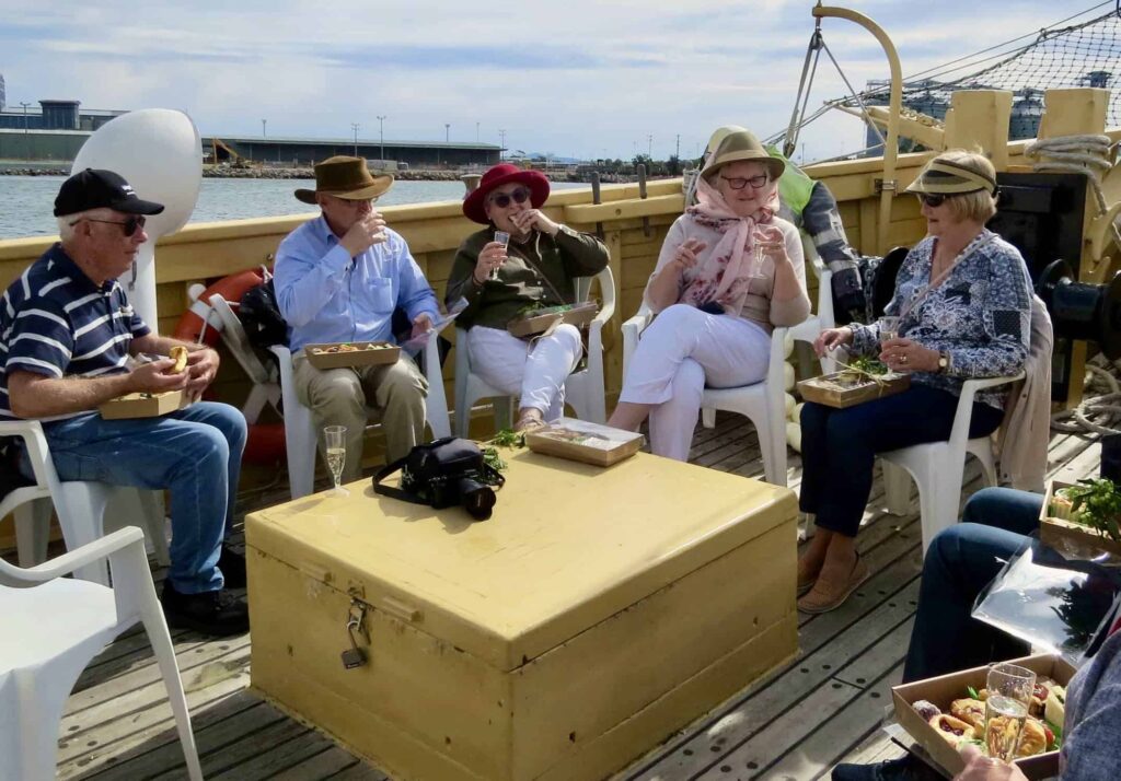 PassengersEnjoyingHighTea